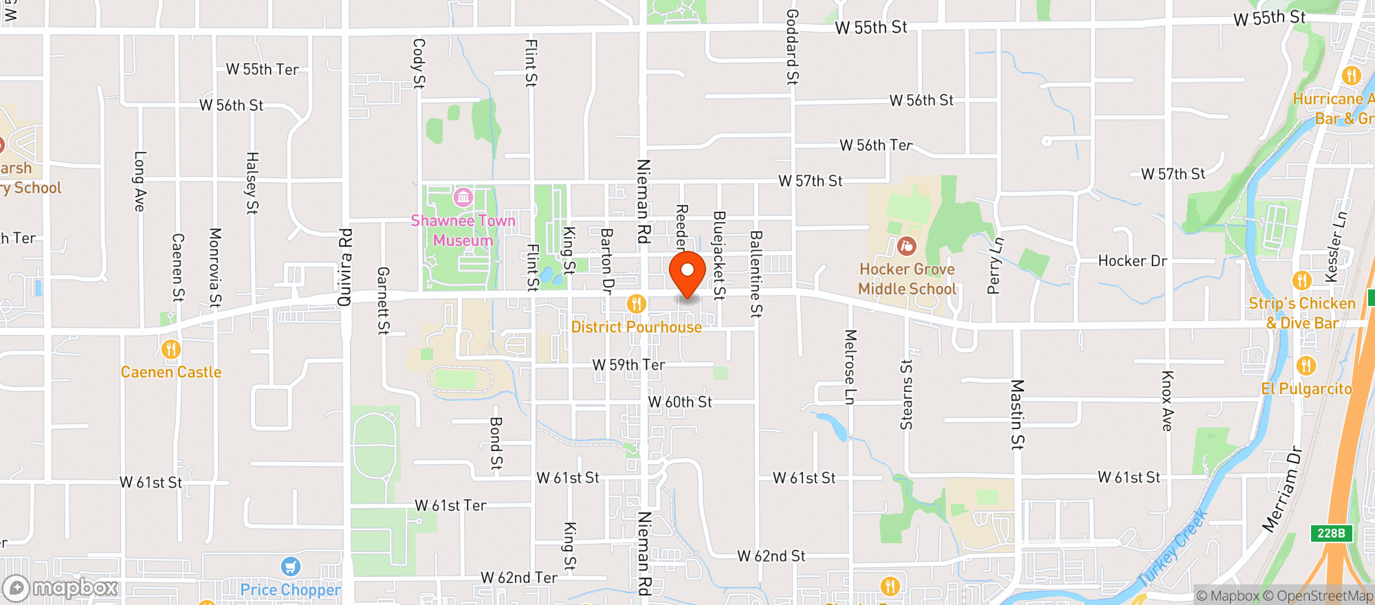 Map showing Servaes Brewing Co