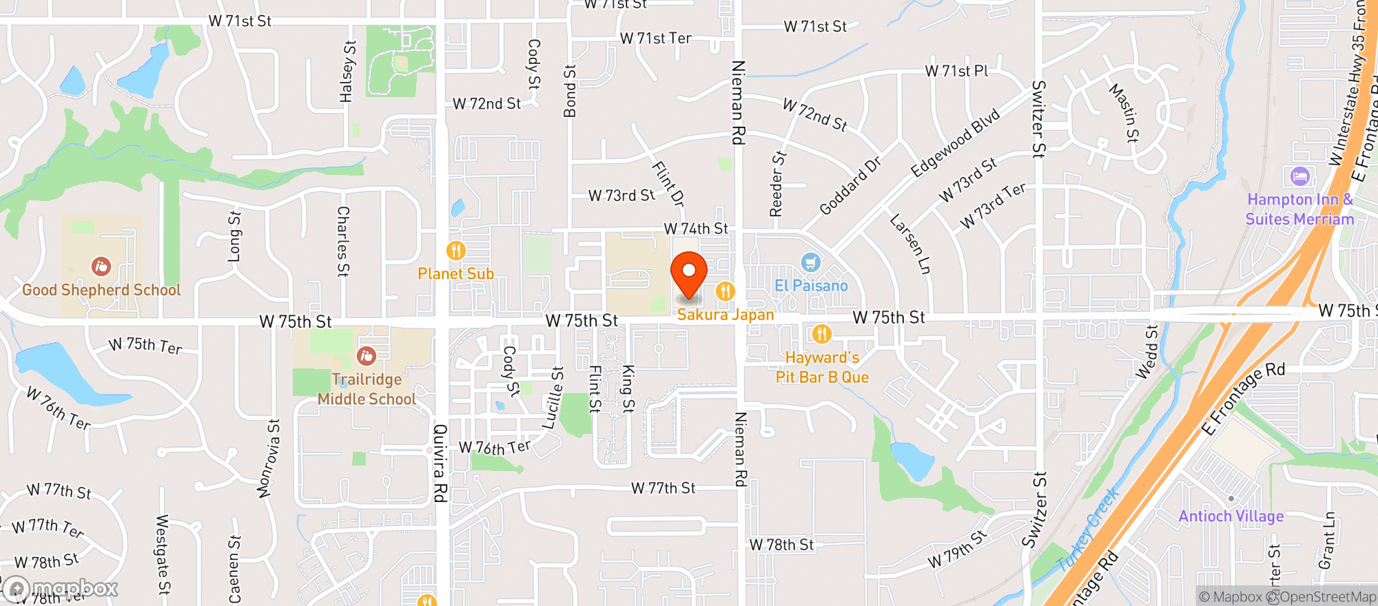 Map showing Pathlight Brewing