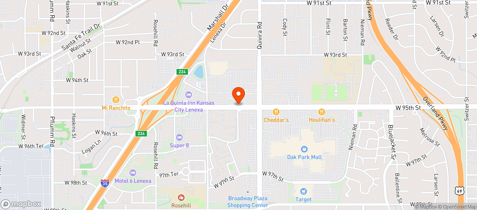 Map showing DIX LIQUOR