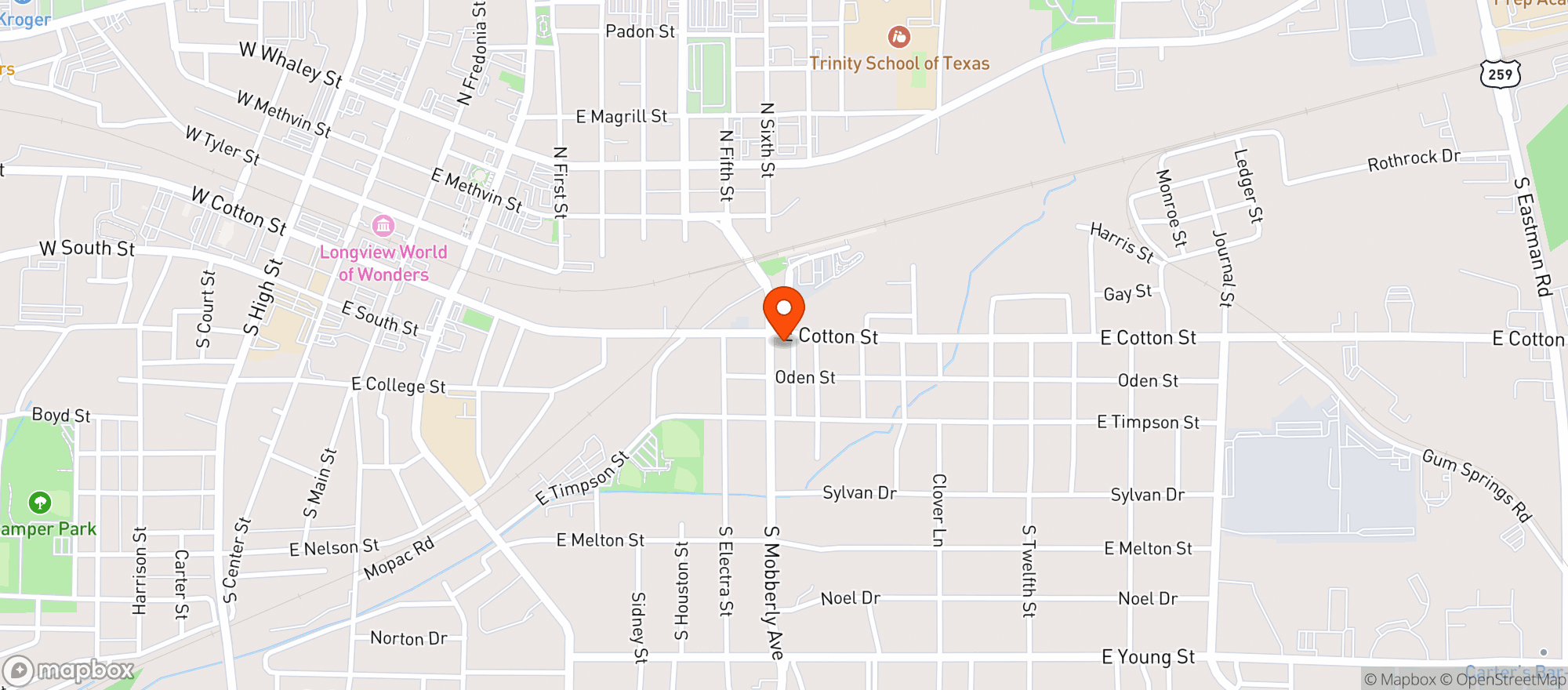 Map showing GOODY GOODY LIQUOR