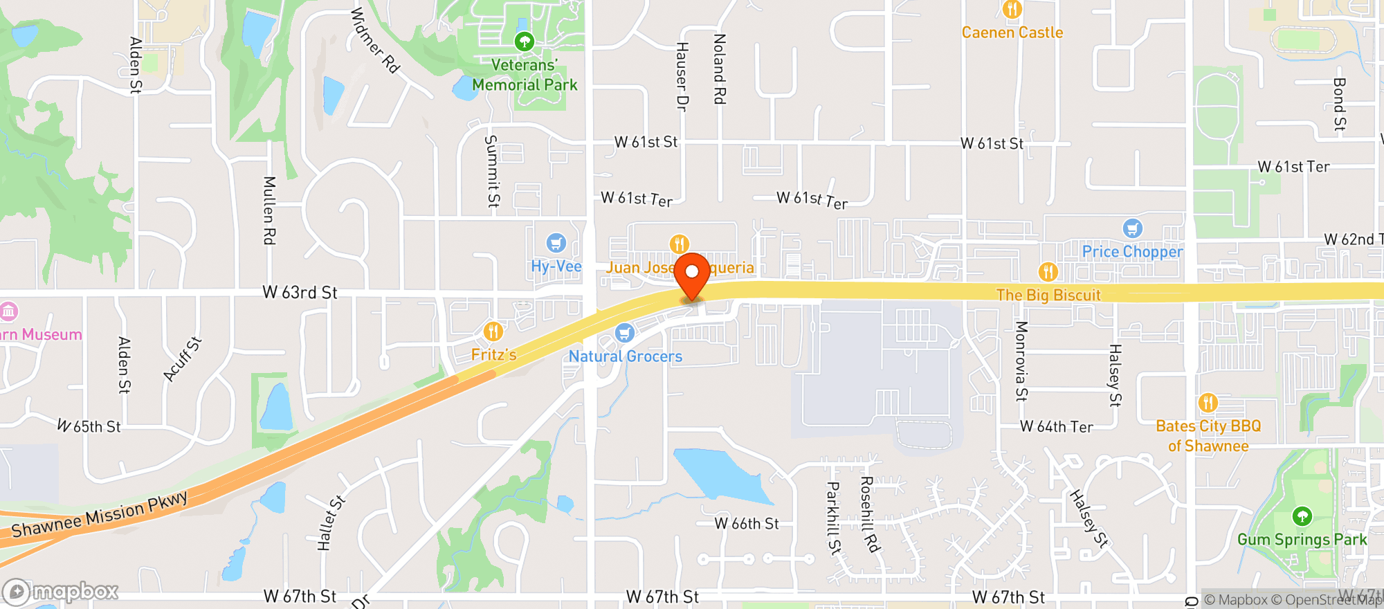 Map showing Vapetime Liquor Discount Smokes