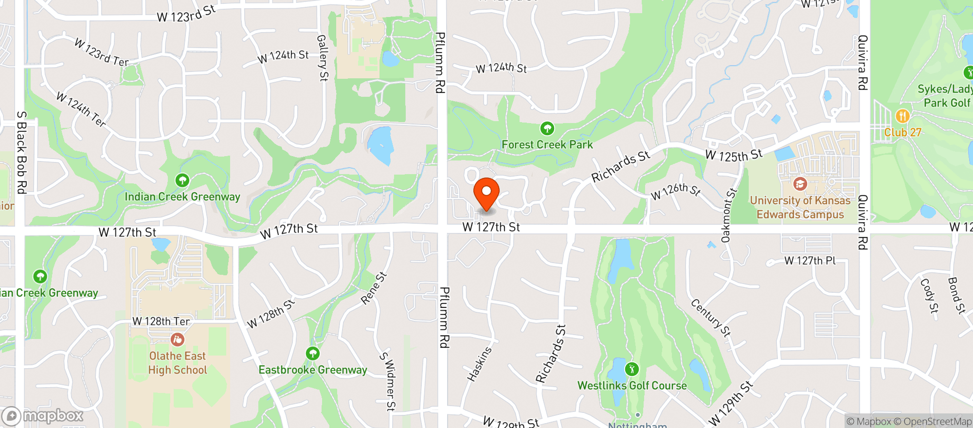 Map showing Empire Wine & Spirits