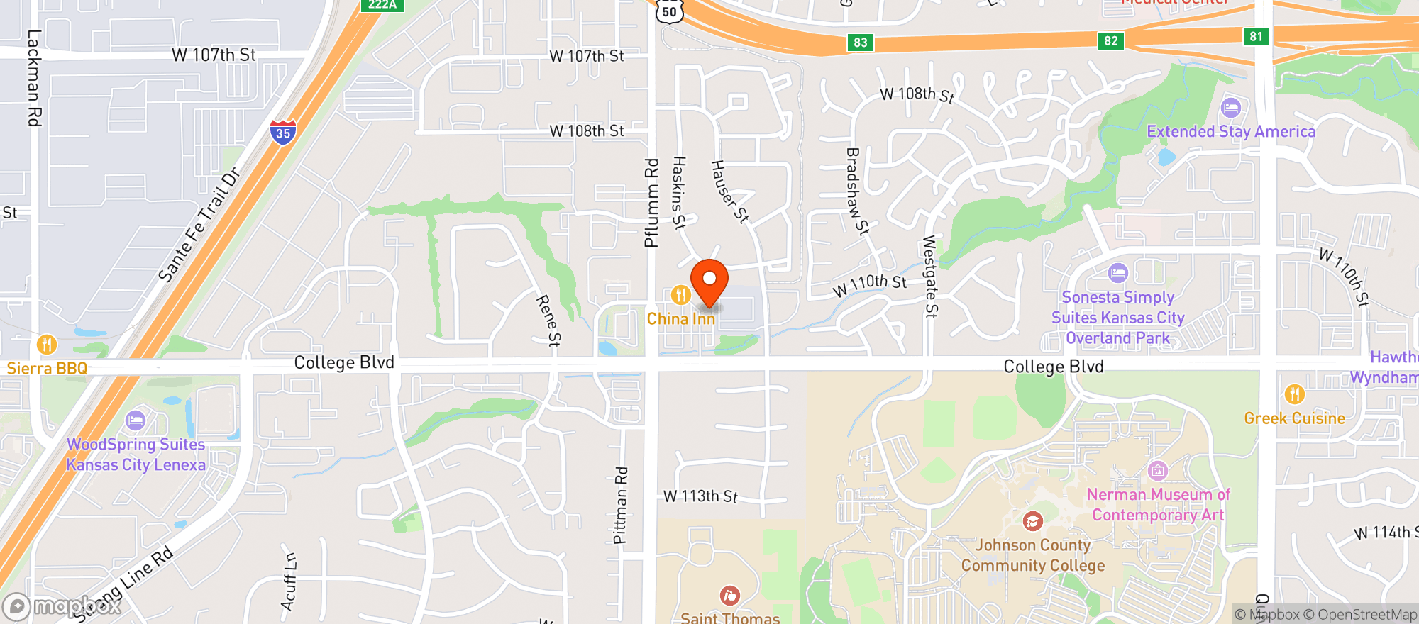 Map showing Citi Liquor