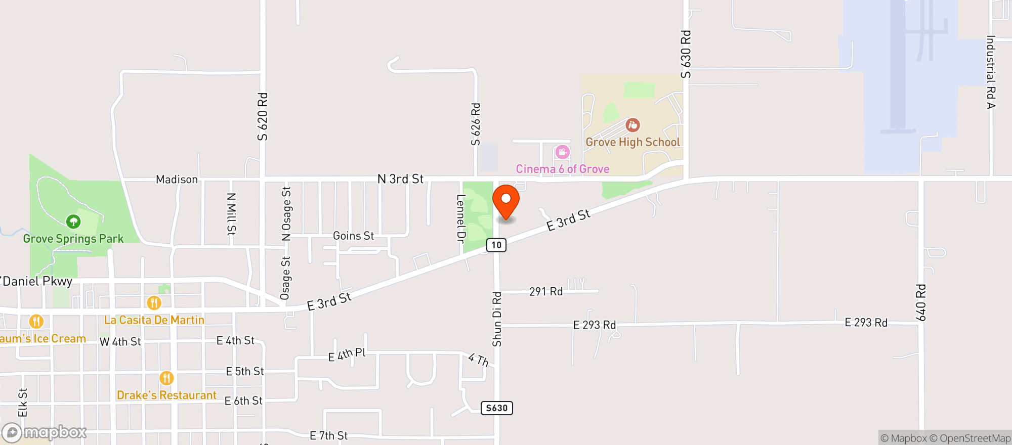 Map showing Turtle Stop -4