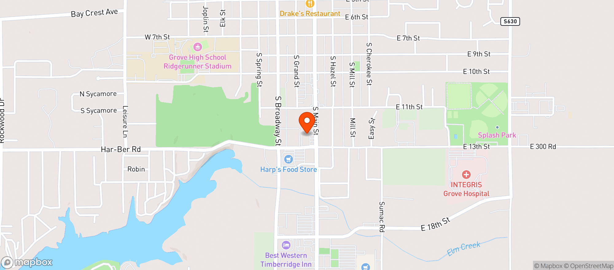 Map showing Harp S #165