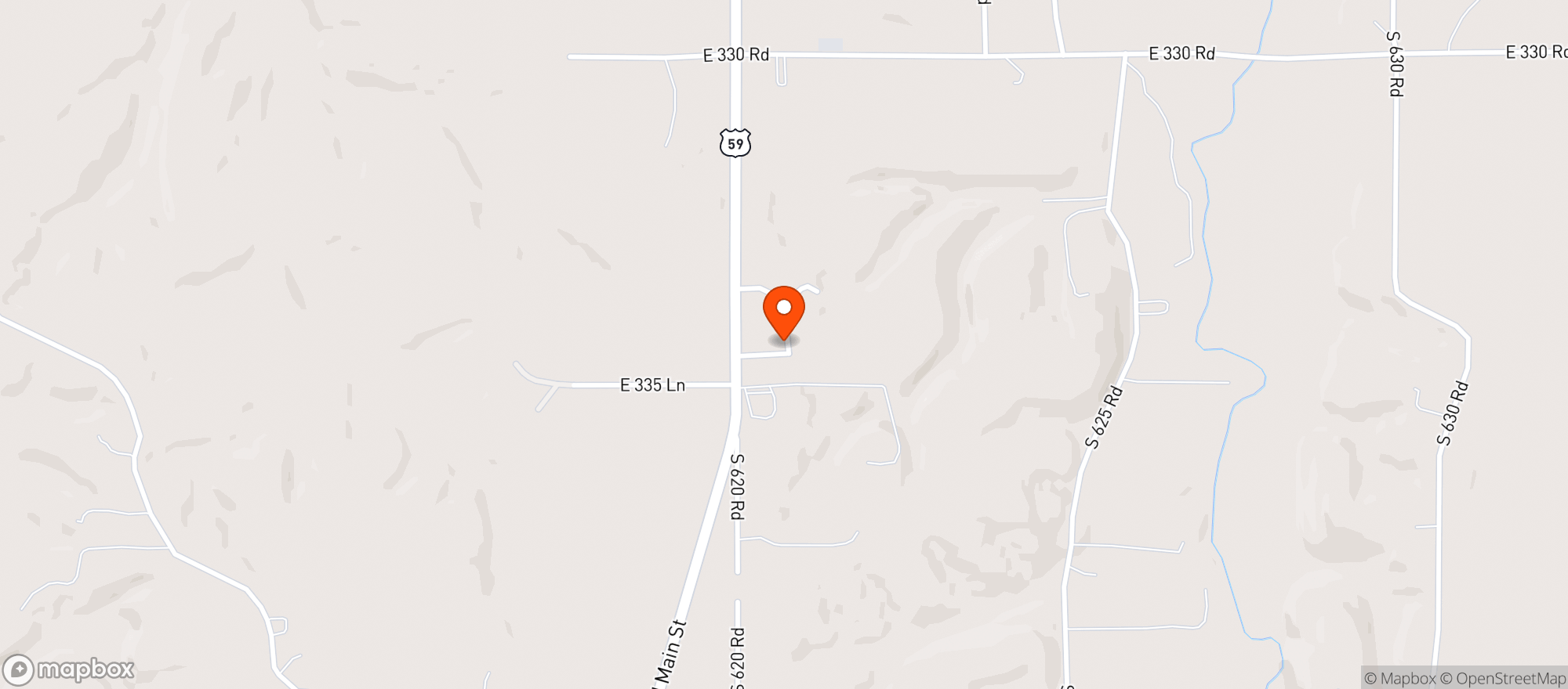Map showing Vfw Post 8380 Grove