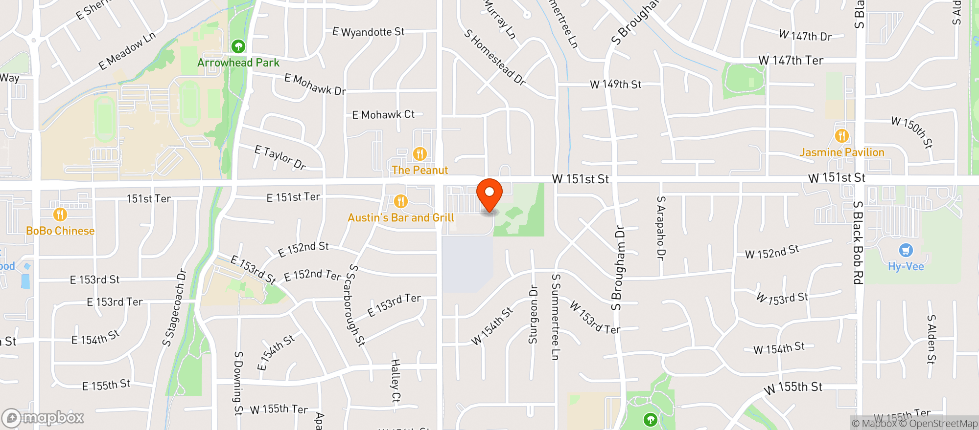Map showing Top Cellars Wine & Spirits