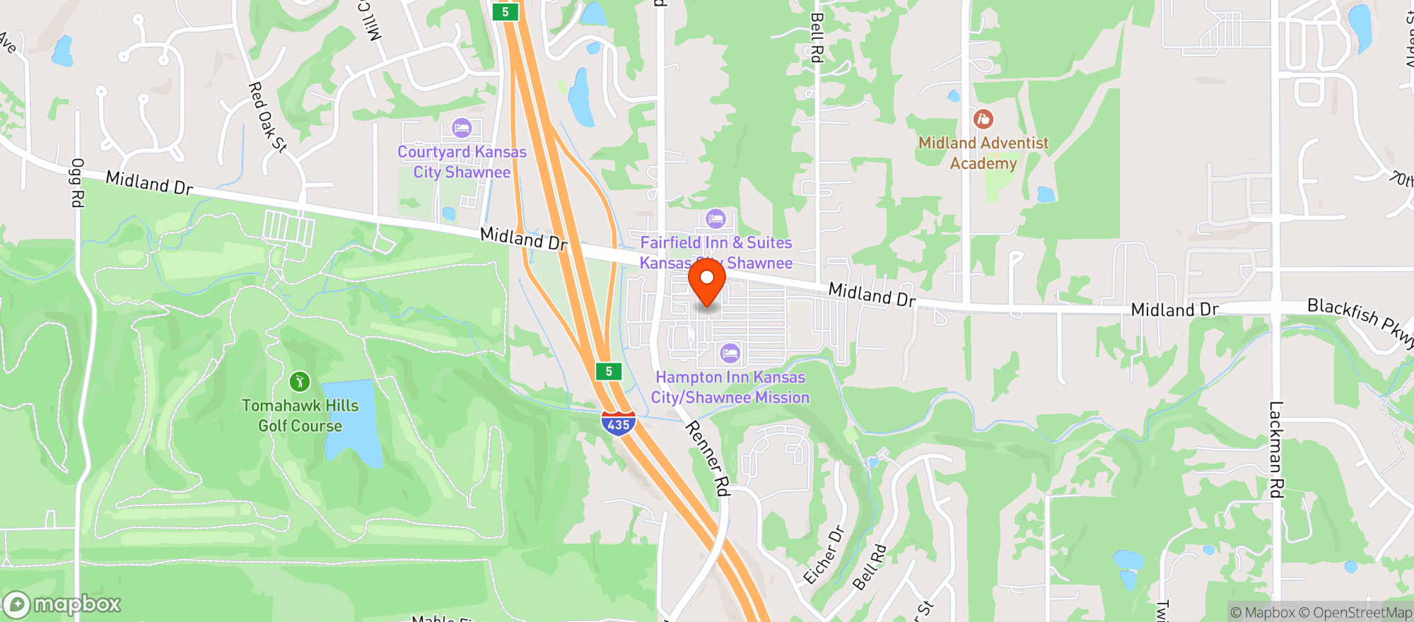Map showing Barley's Kitchen & Tap