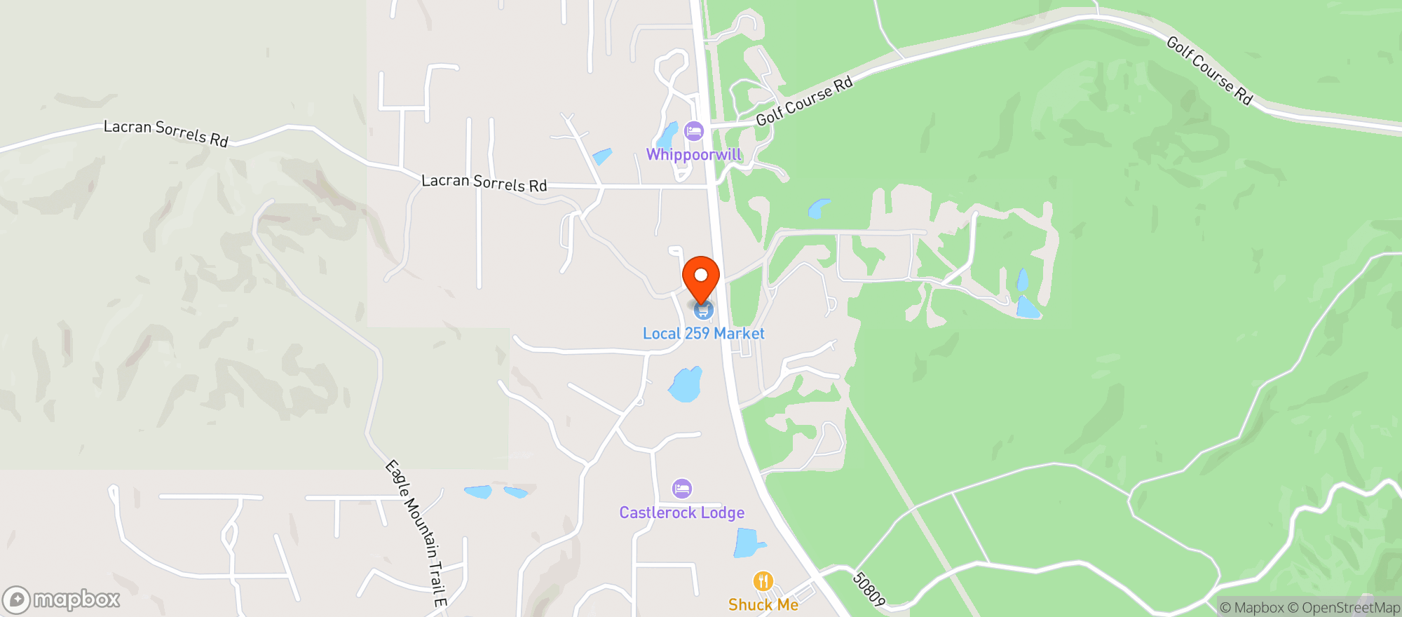 Map showing Jolly Jim S Liquor - Broken Bow