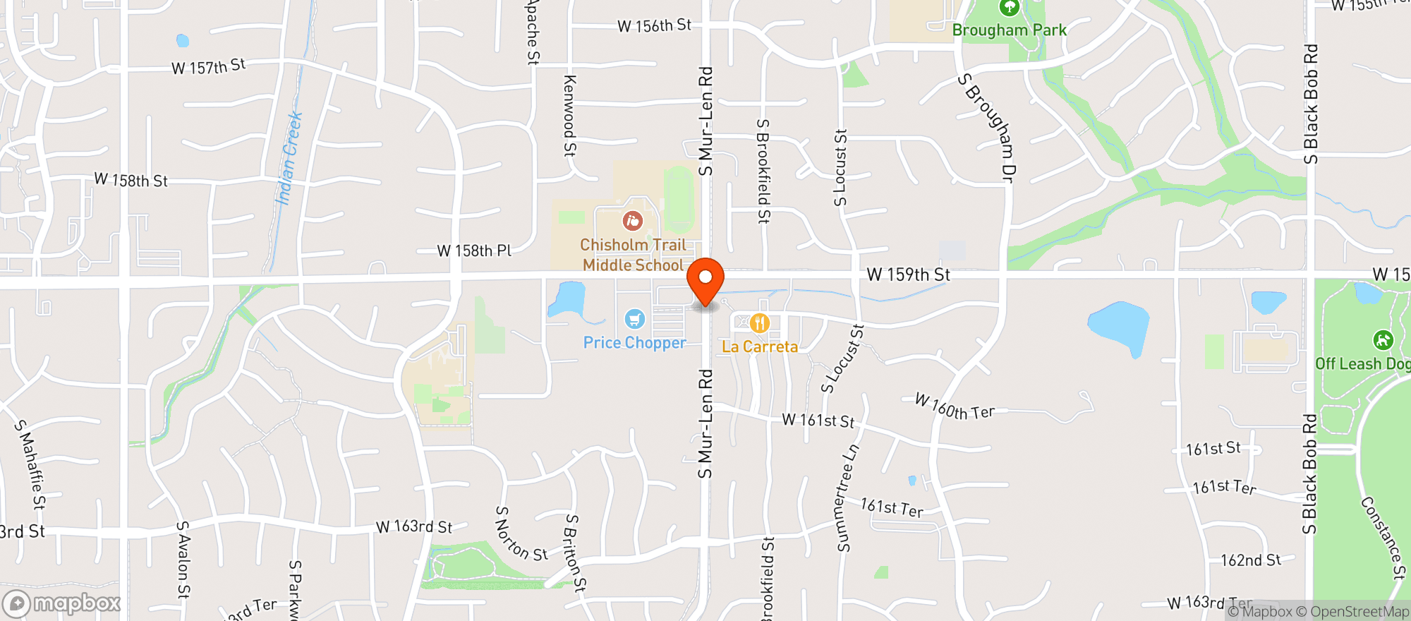 Map showing Price Chopper