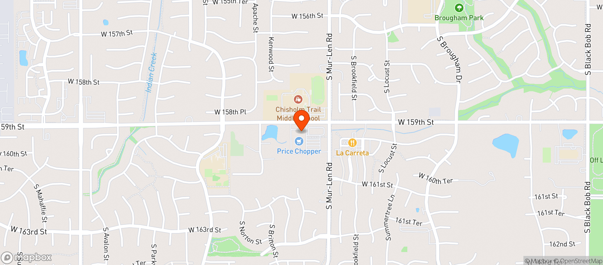 Map showing Perks Place Wine & Spirits