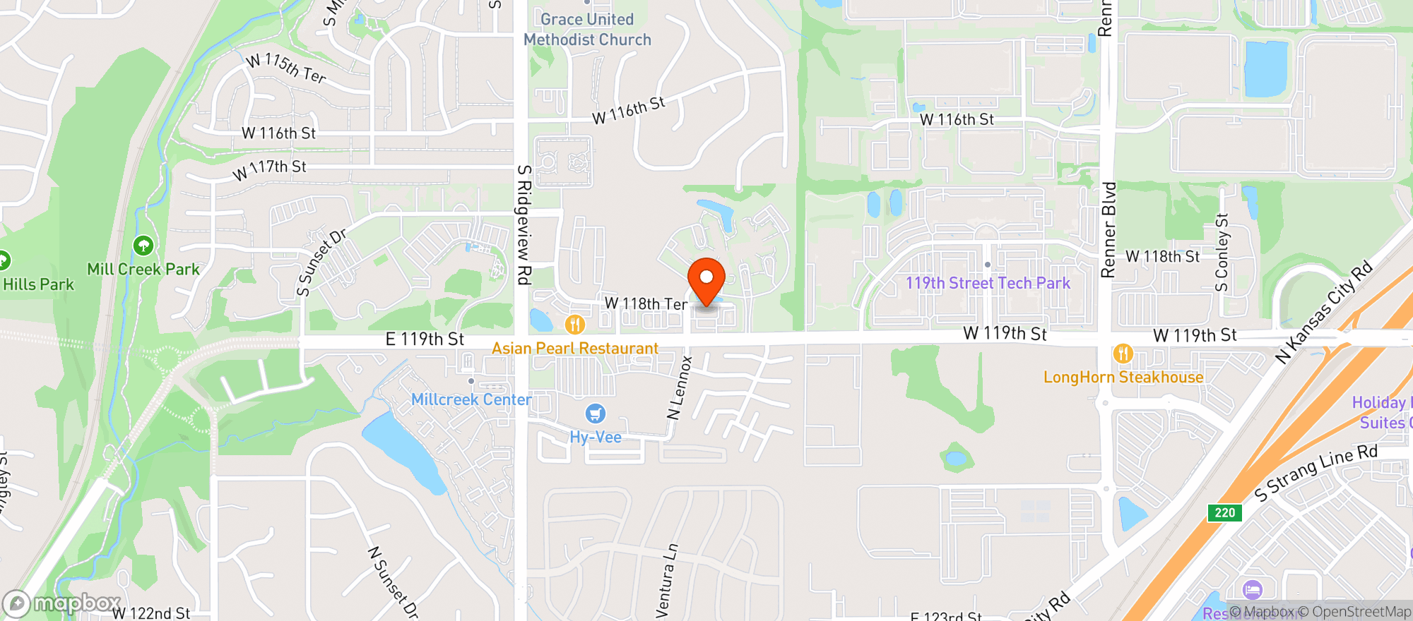 Map showing Quiktrip #219
