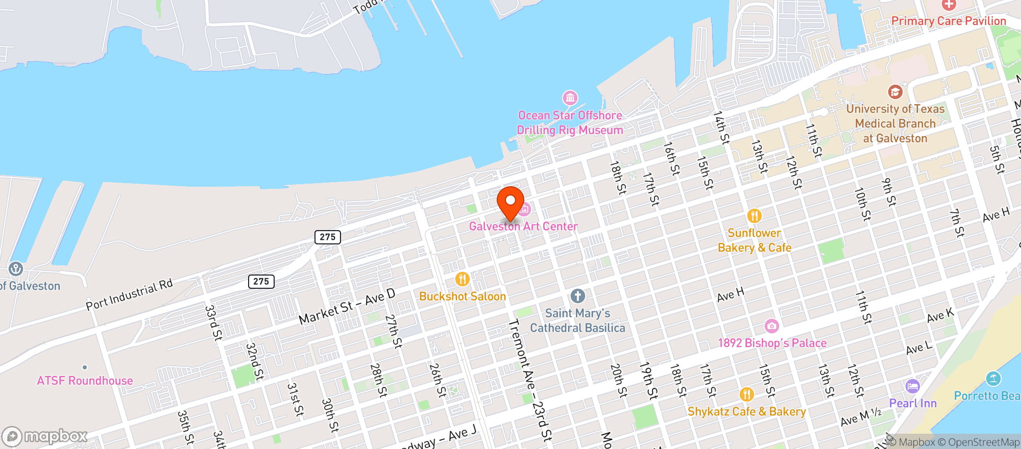 Map showing Murphys Irish Pub