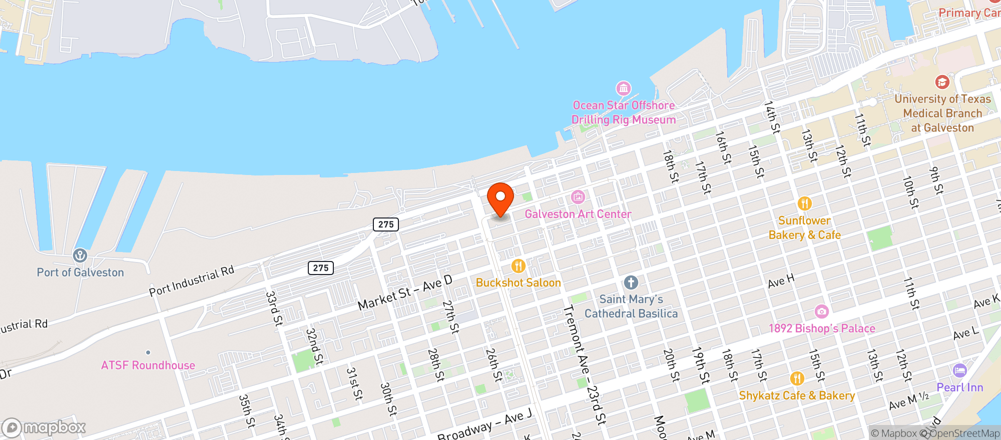 Map showing Patricks