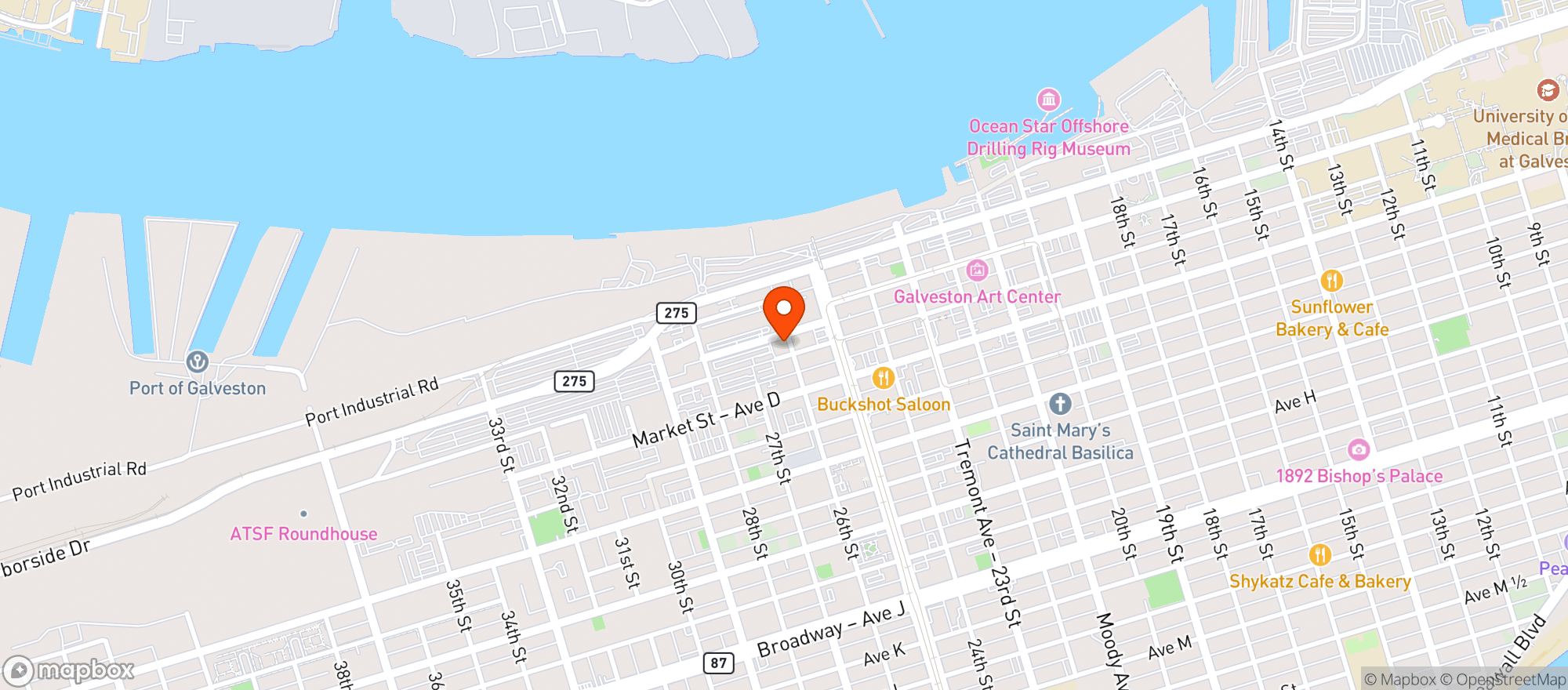 Map showing Sea Hag Vintage
