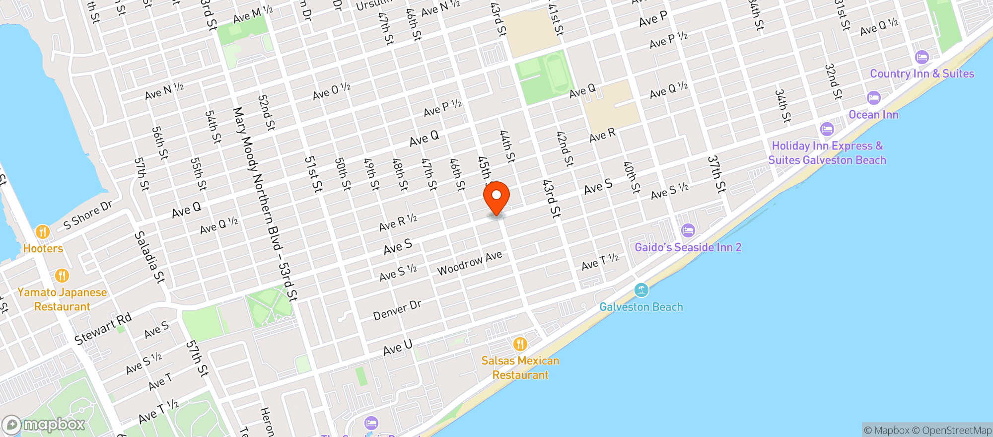 Map showing Star Food Mart