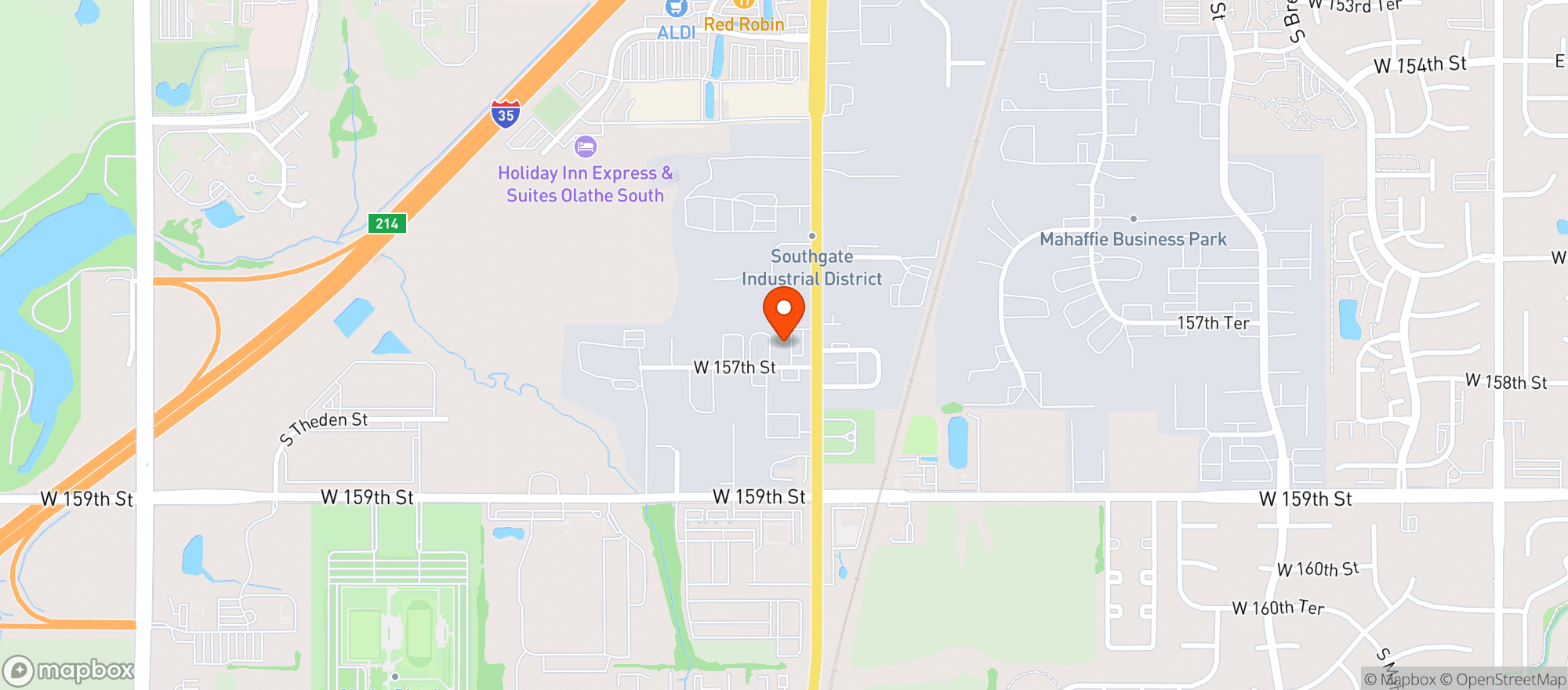 Map showing Quiktrip #215