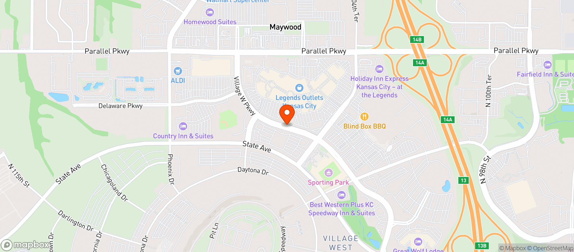 Map showing Gnc