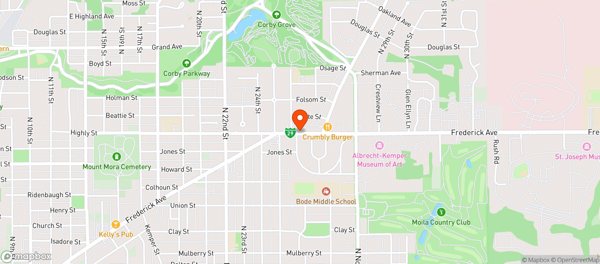 Map showing Quick Stop 3