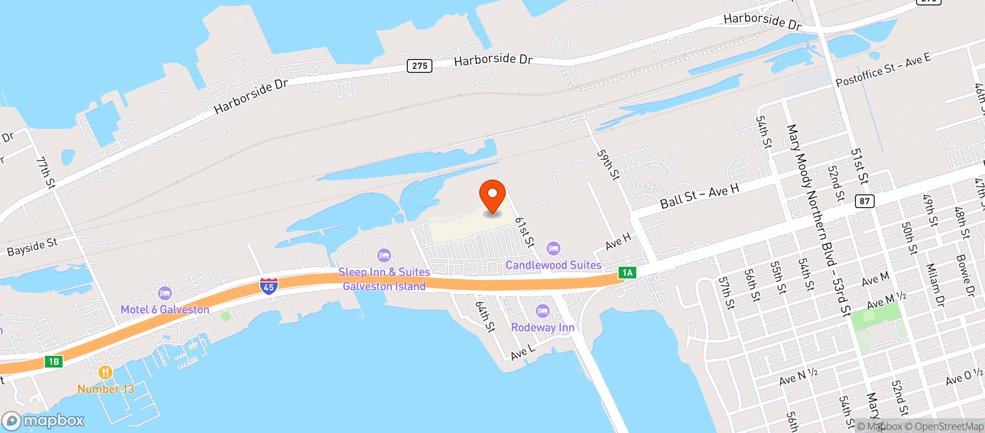 Map showing Target