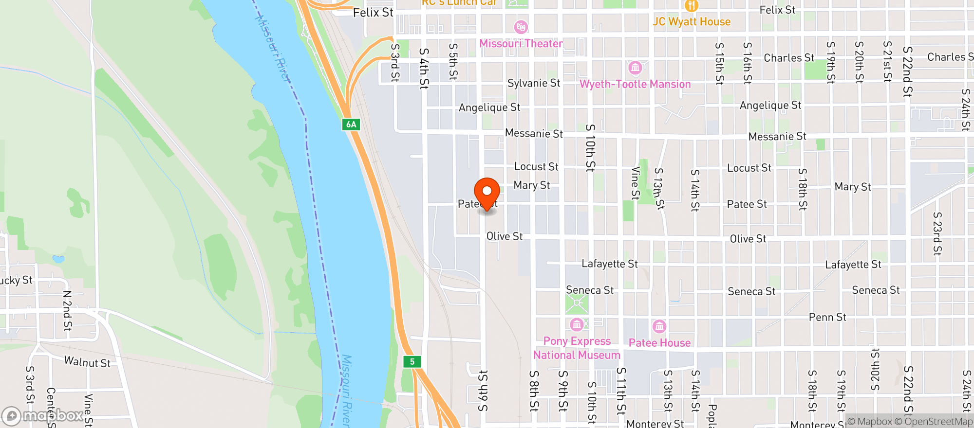 Map showing Imperial Super Gas