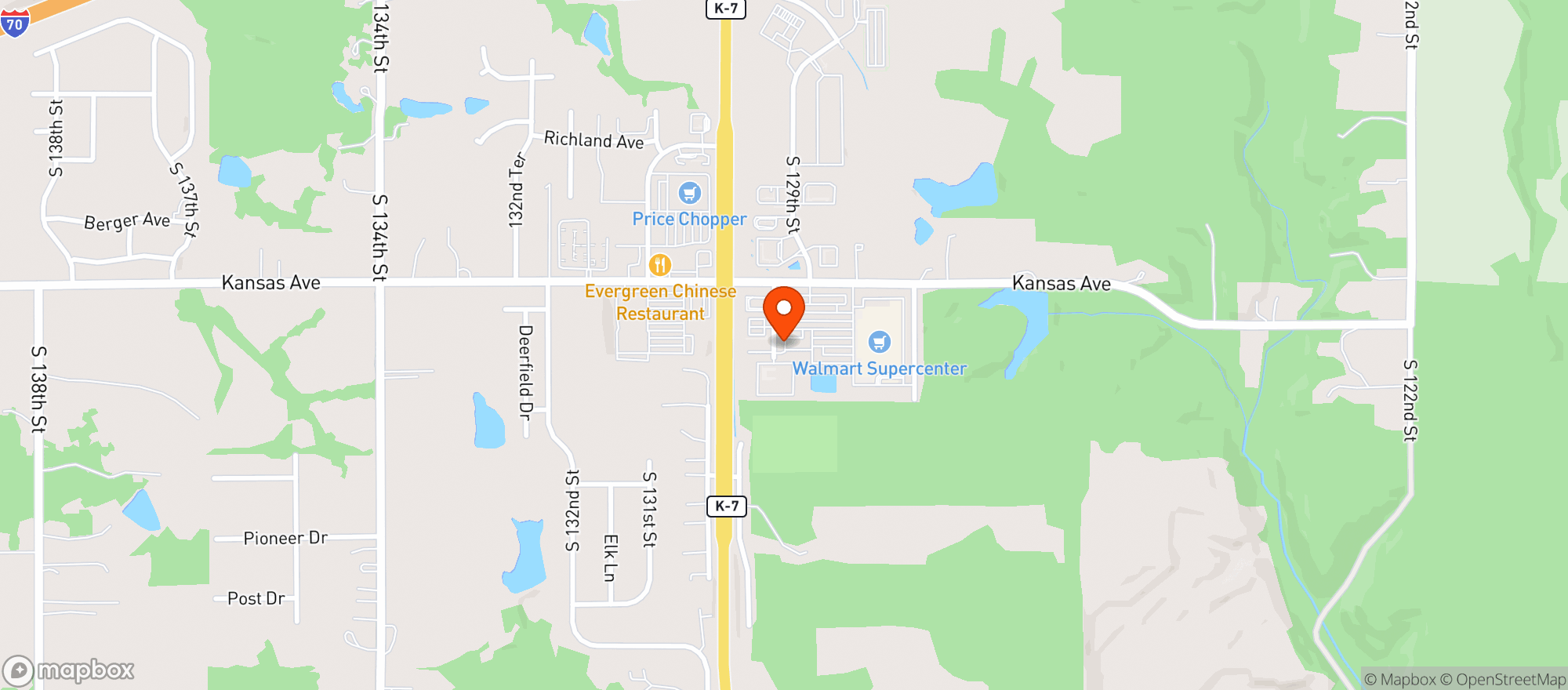 Map showing Grand Slam Liquor