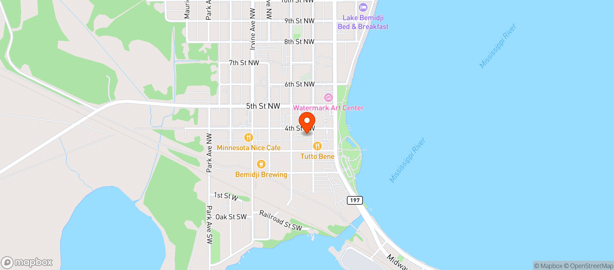 Map showing Brigids Pub