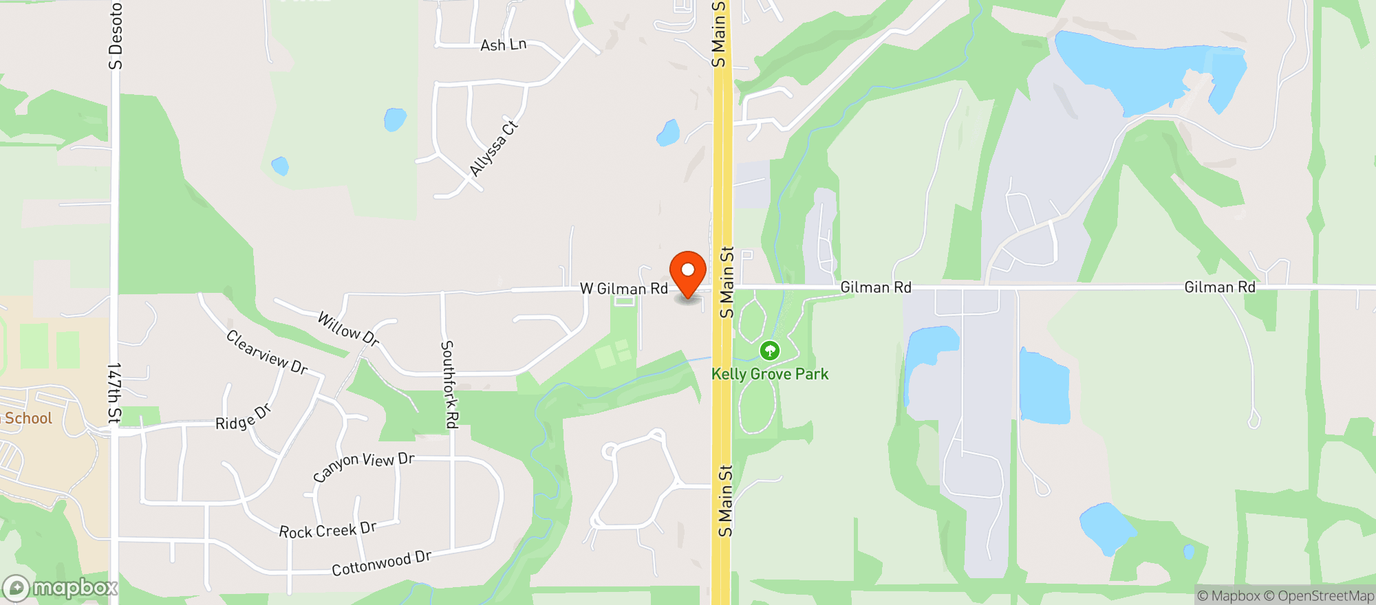 Map showing Happy Hour Wine & Spirits