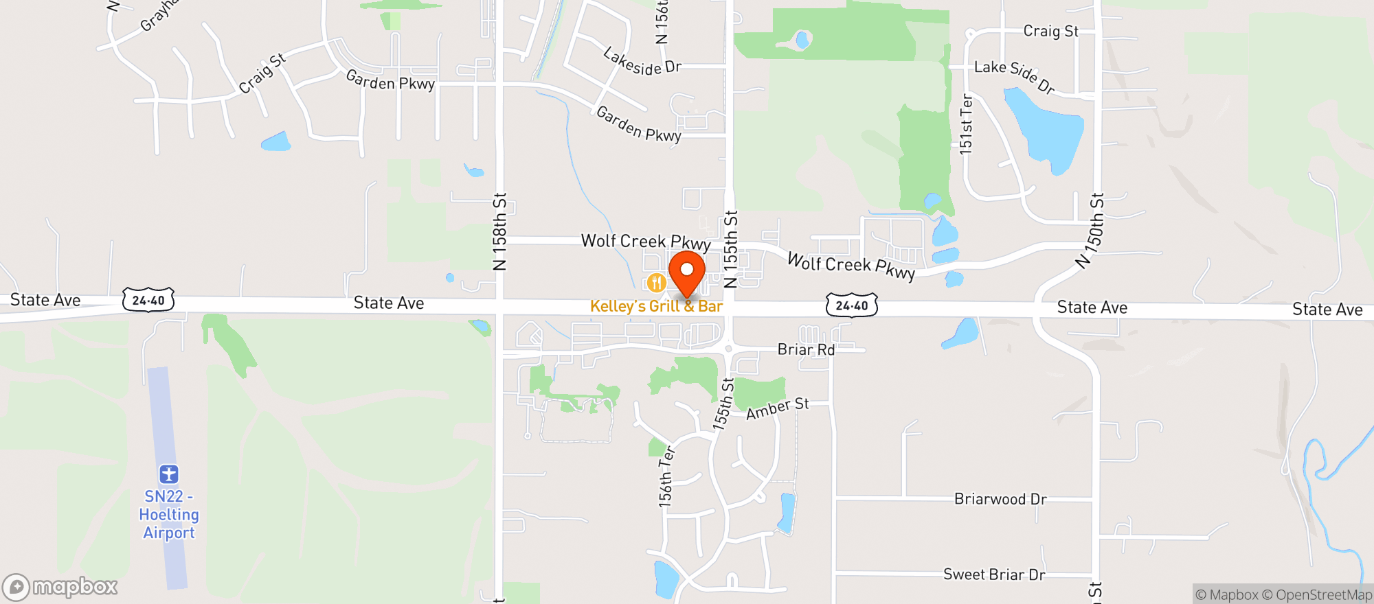 Map showing Sams Liquor & Smoke Shop