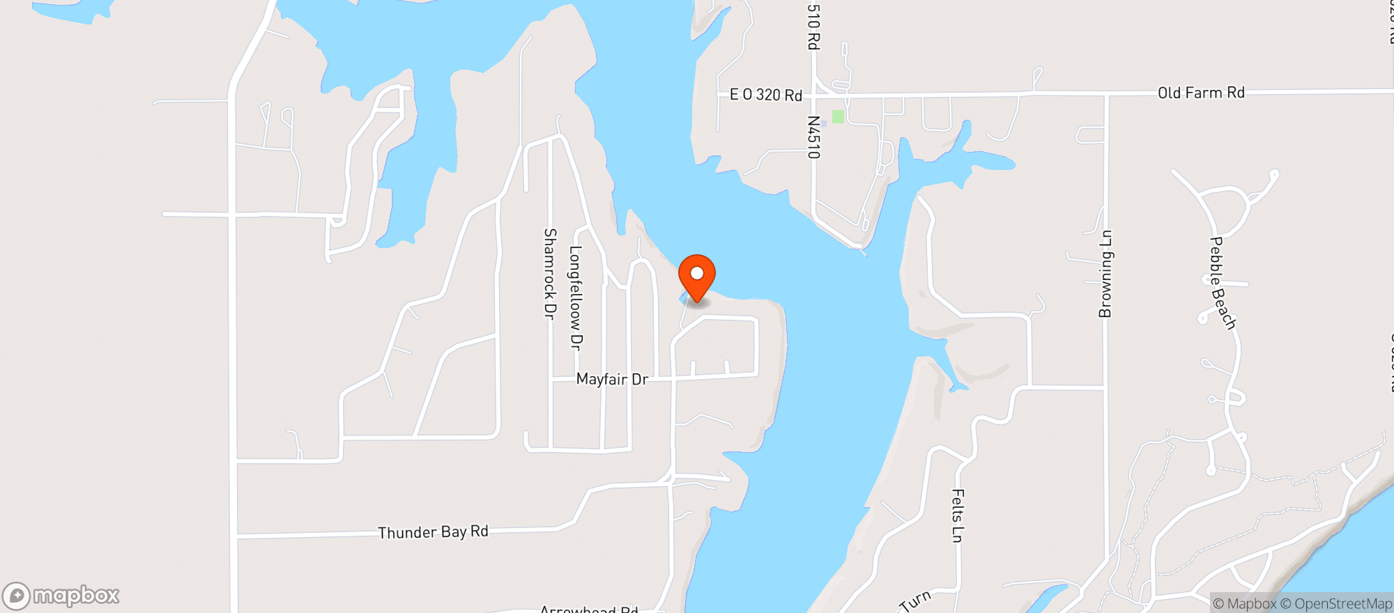 Map showing Ugly John S