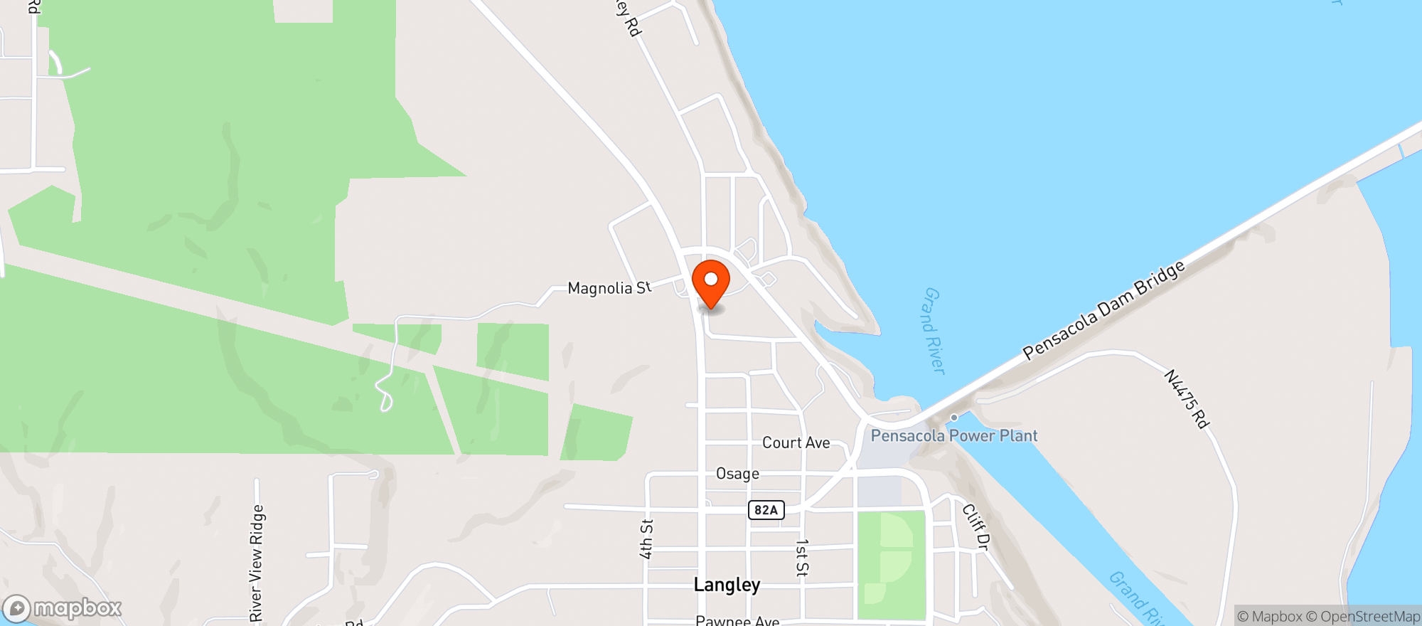 Map showing Reasor S #906