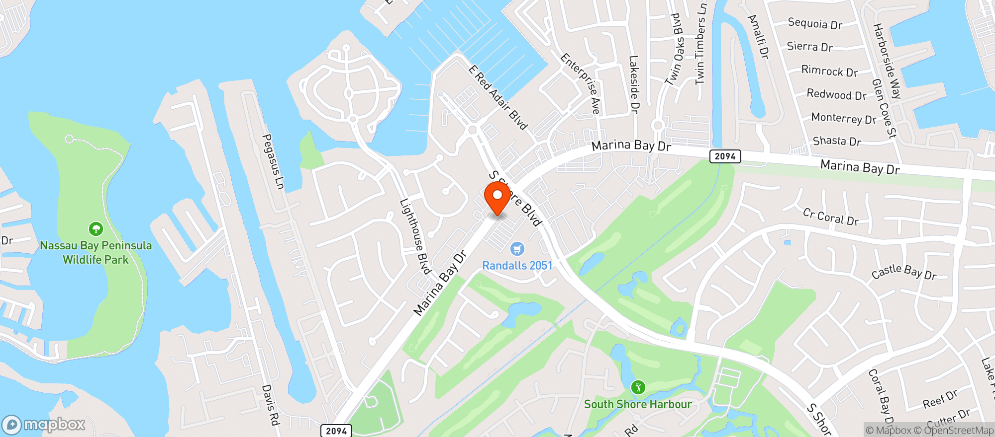 Map showing Randalls Food Market