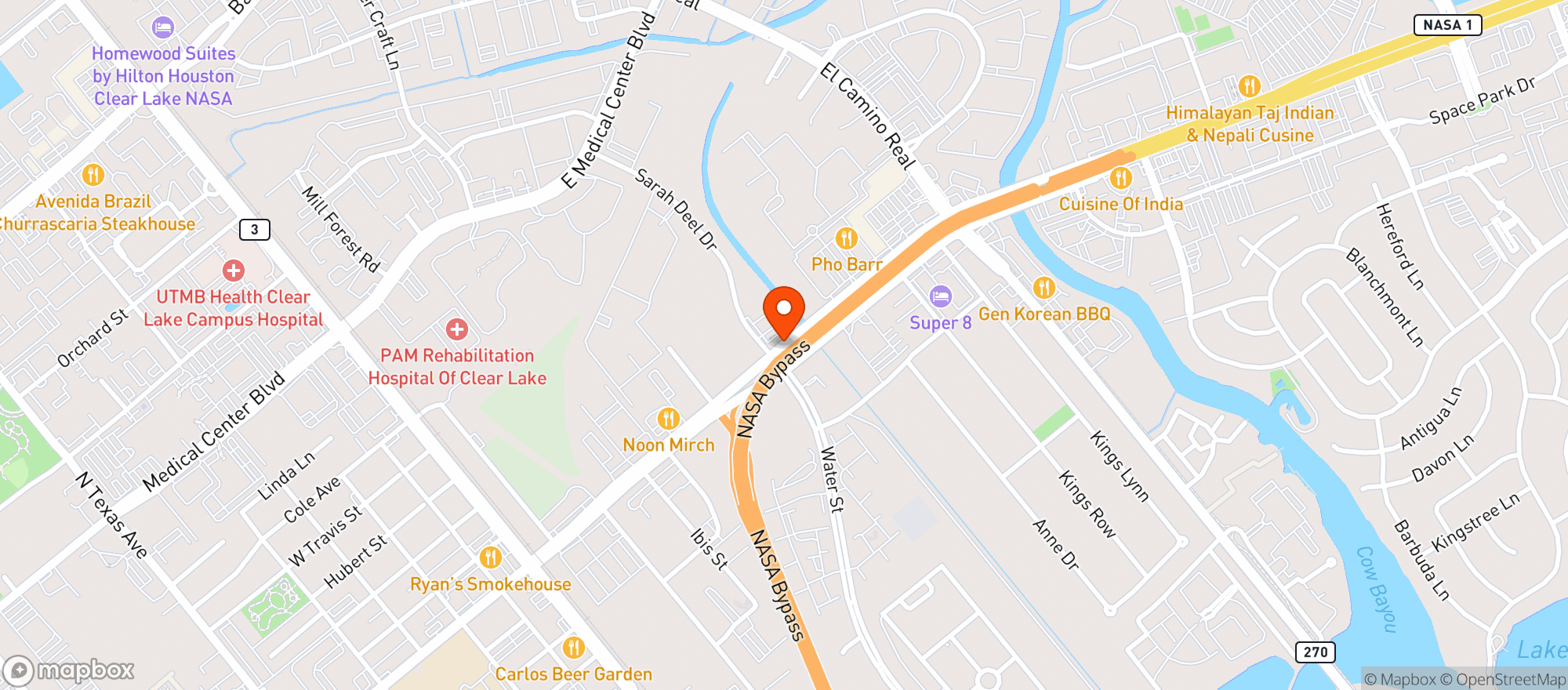 Map showing Star Stop