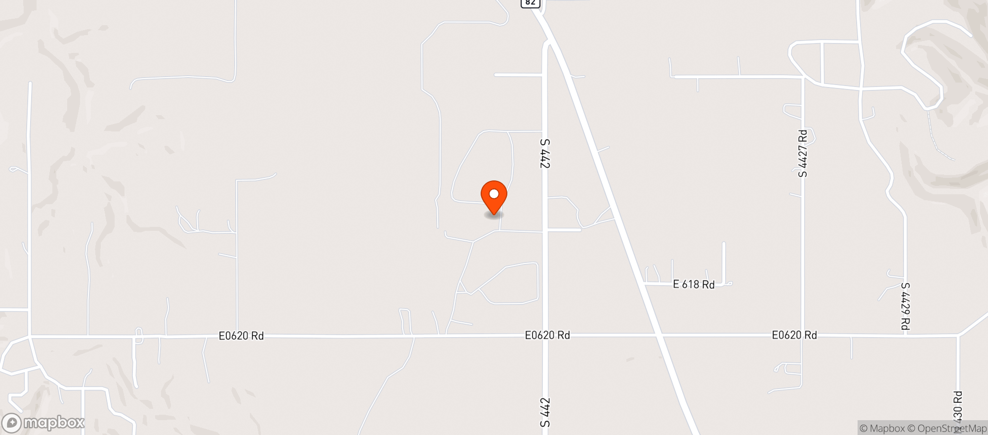 Map showing Sycamore Springs Arena