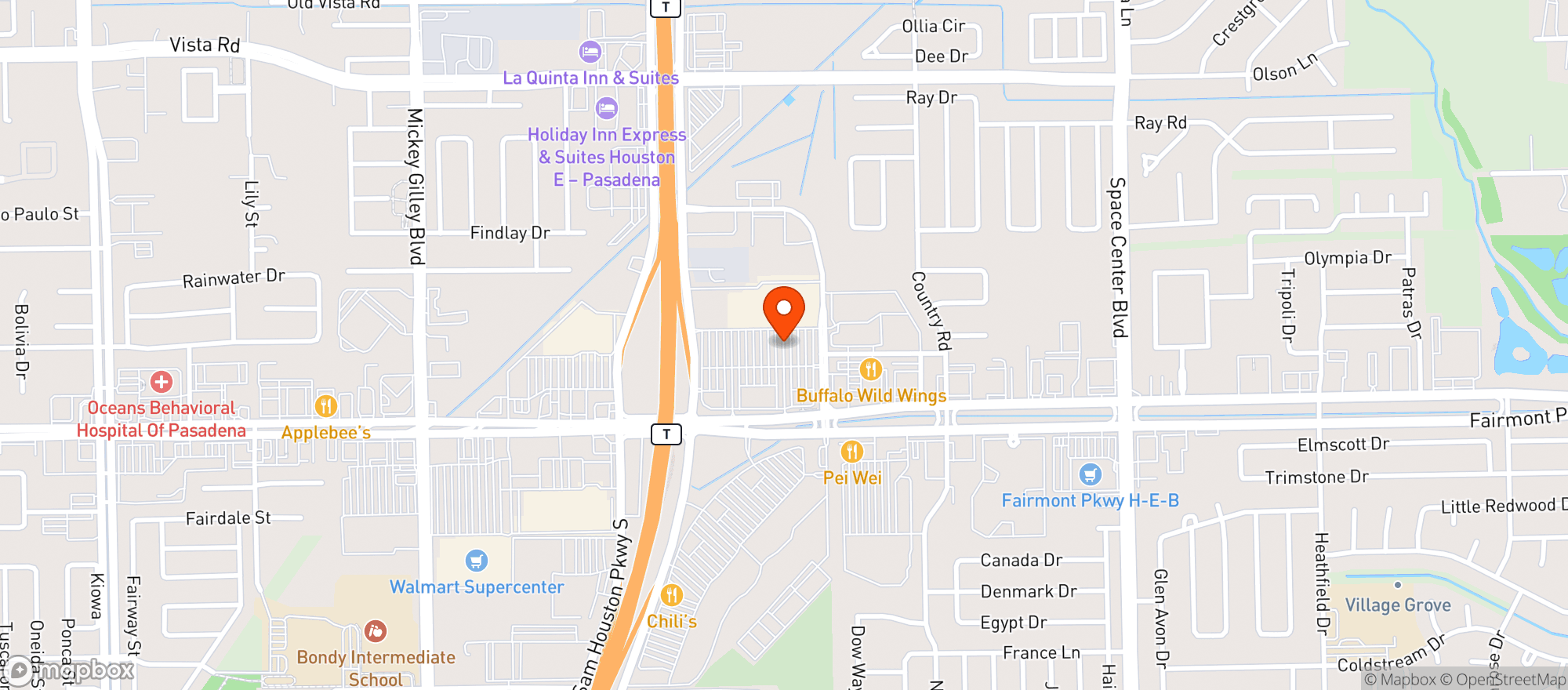 Map showing TARGET