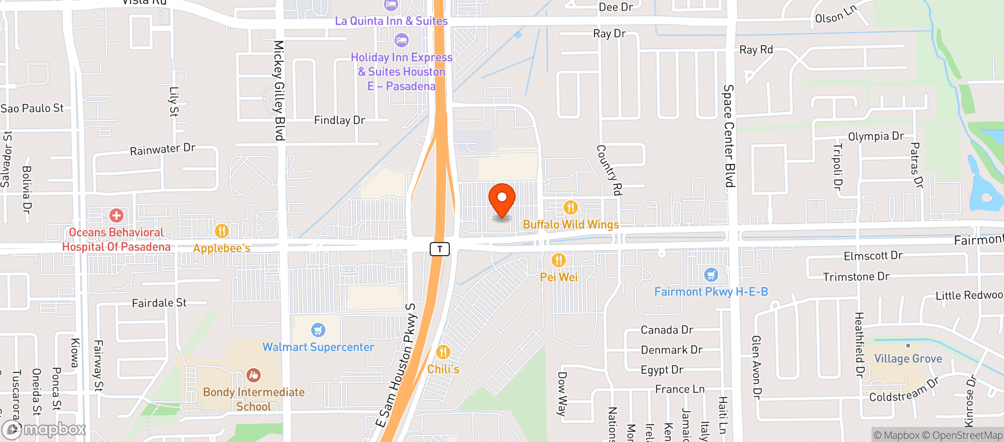Map showing Vitamin Shoppe - Pasadena