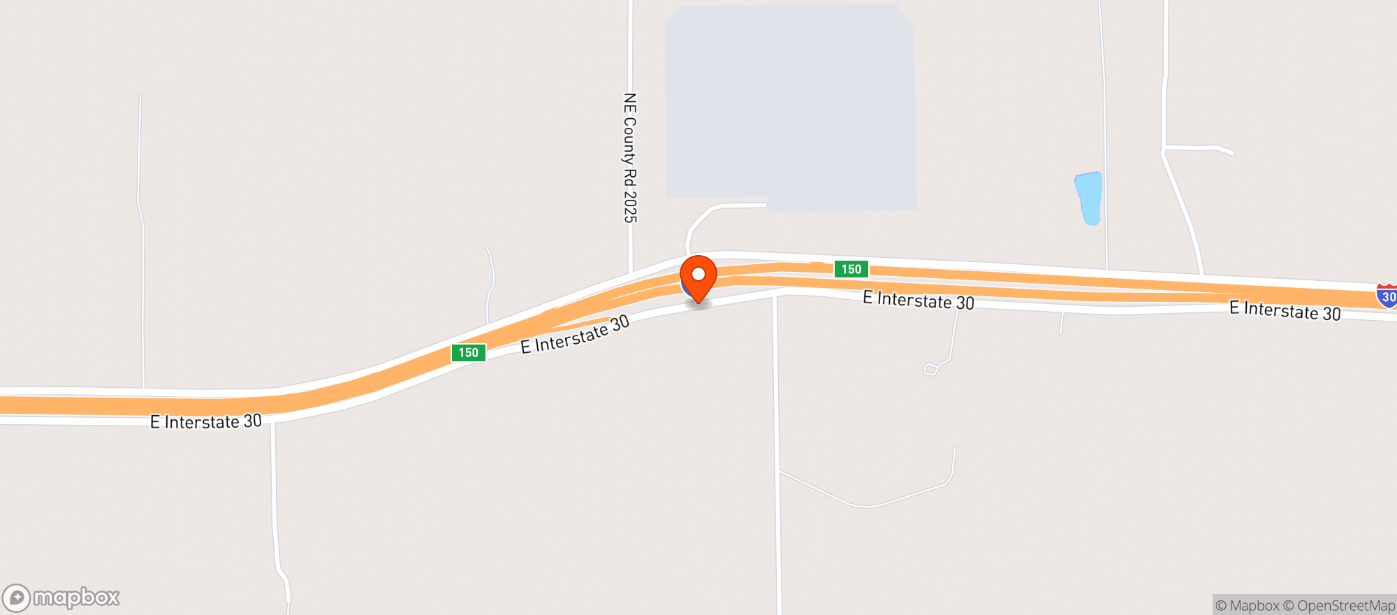 Map showing Allsup's