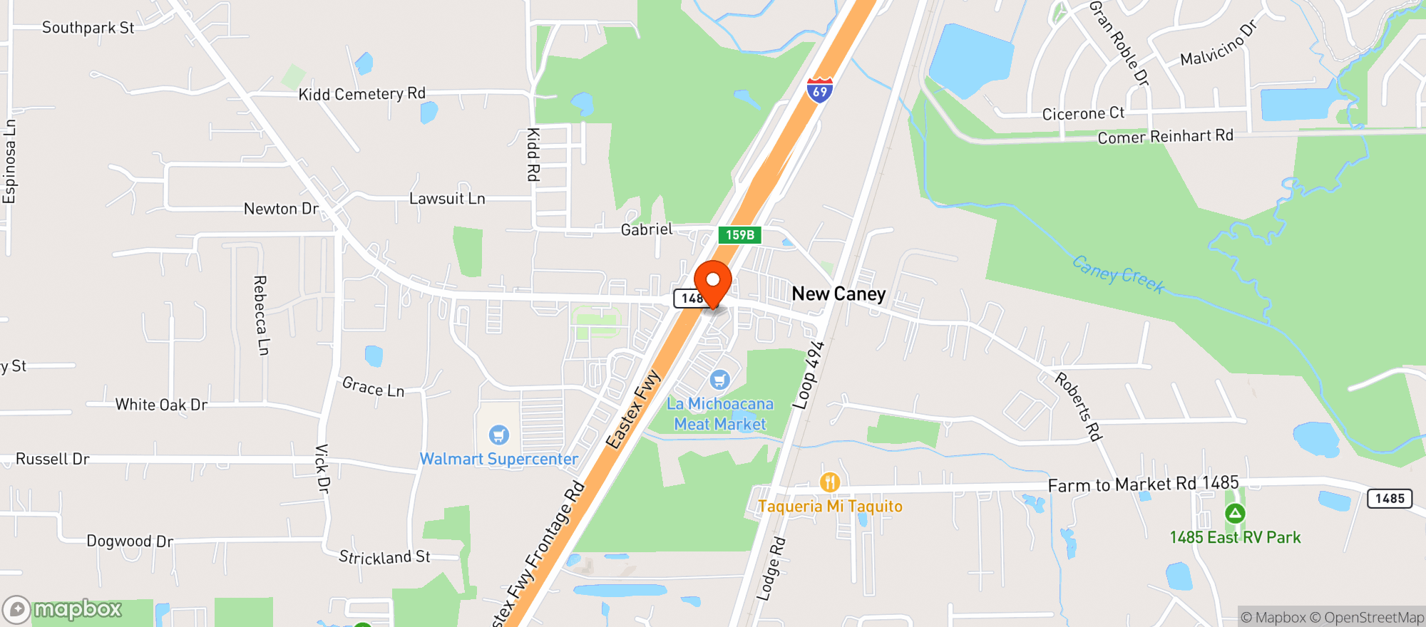 Map showing Goody Goody Liquor