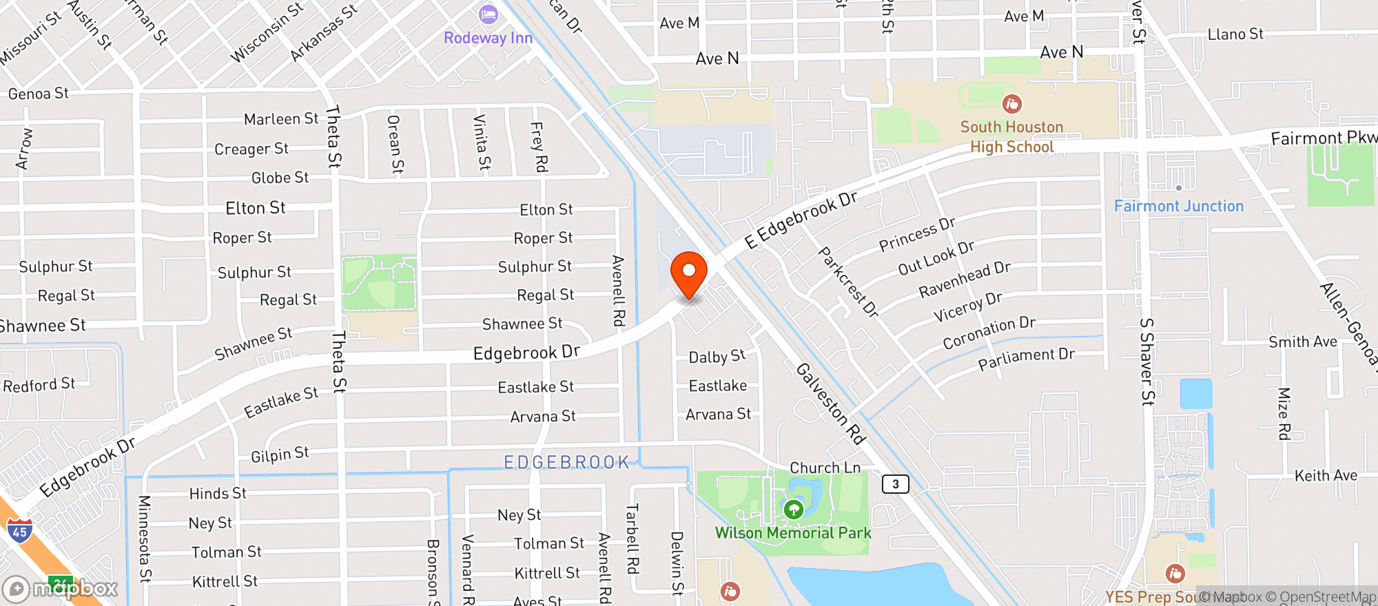 Map showing Sellers Bros