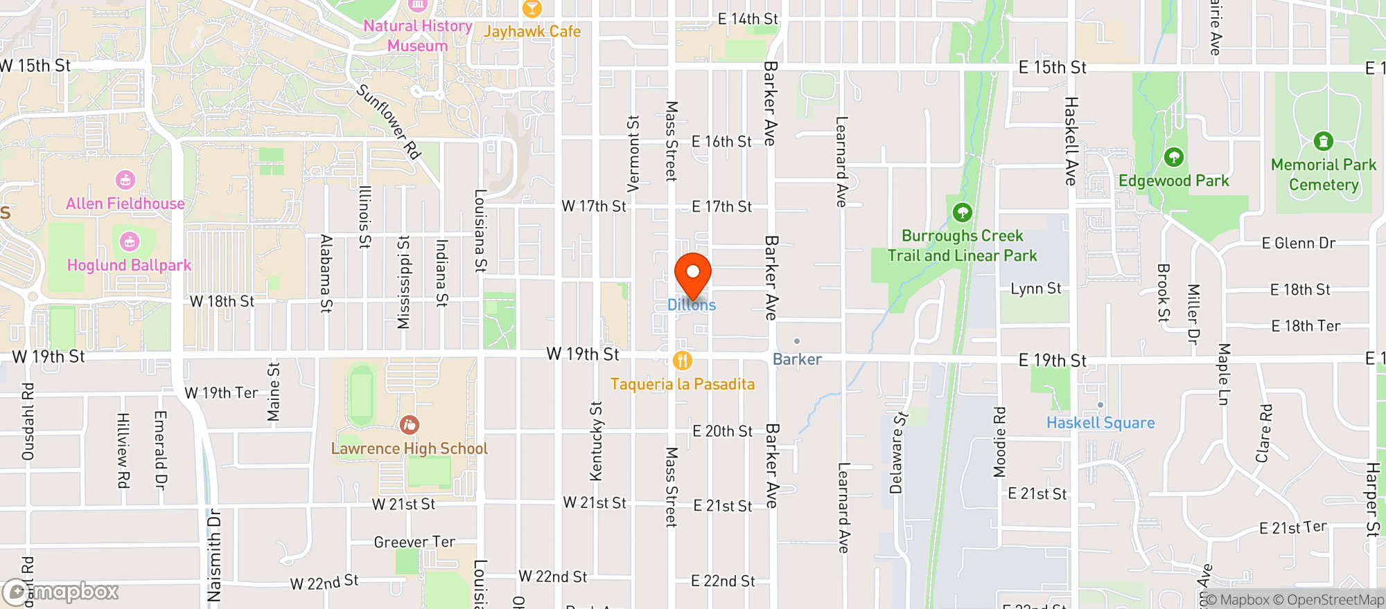Map showing On The Rocks Discount Liquor