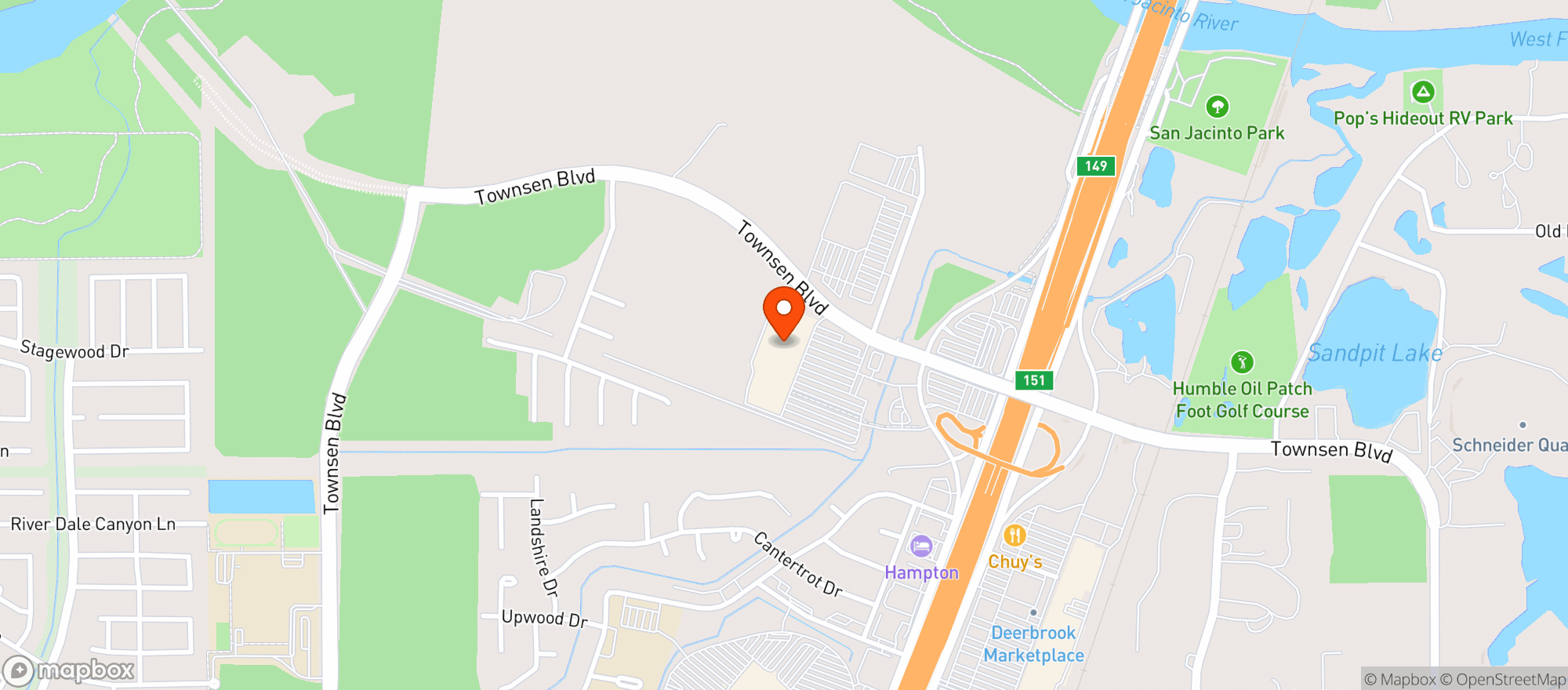 Map showing Target