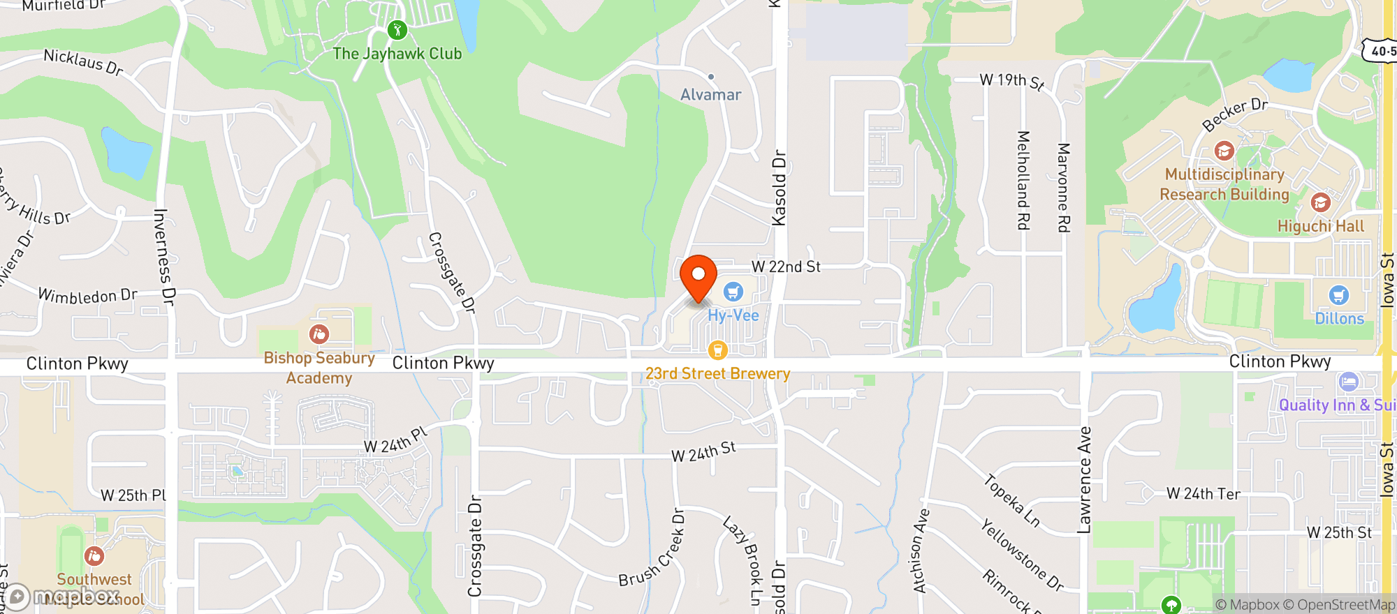 Map showing Joker Liquor