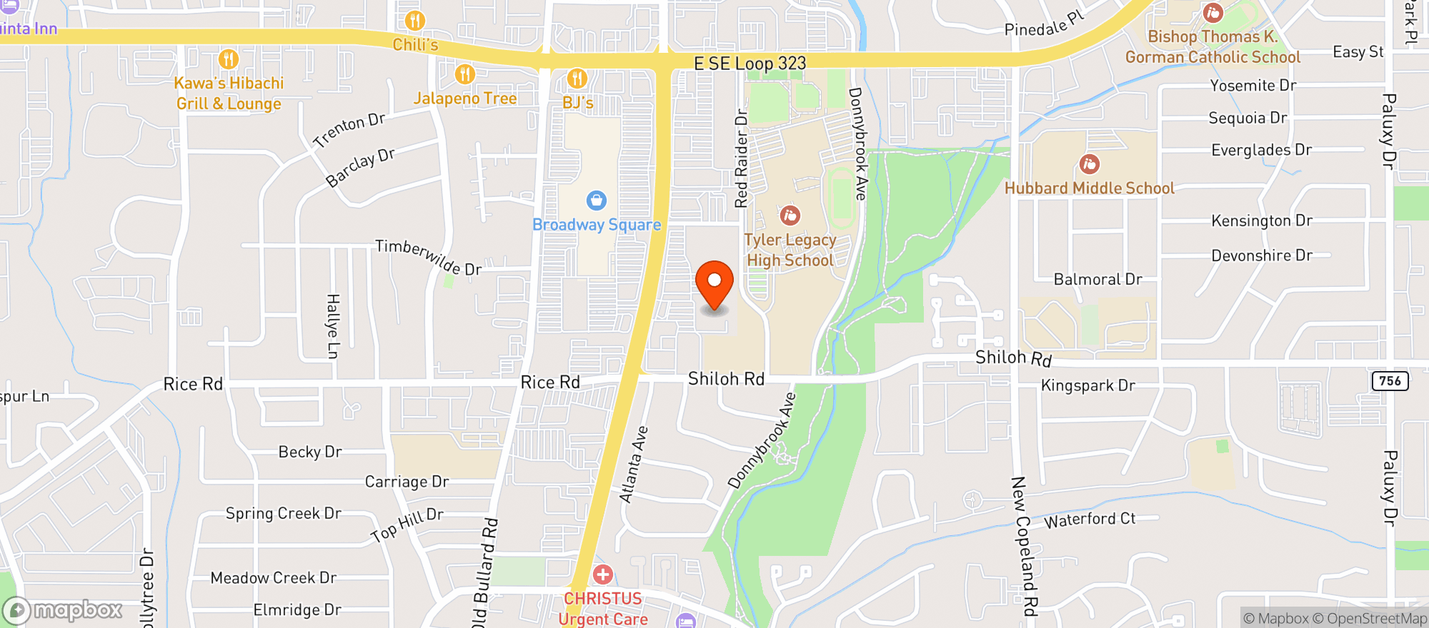Map showing Natural Grocers by Vitamin Cottage - Natural Grocers by VC_Tyler (TY) - 00530098