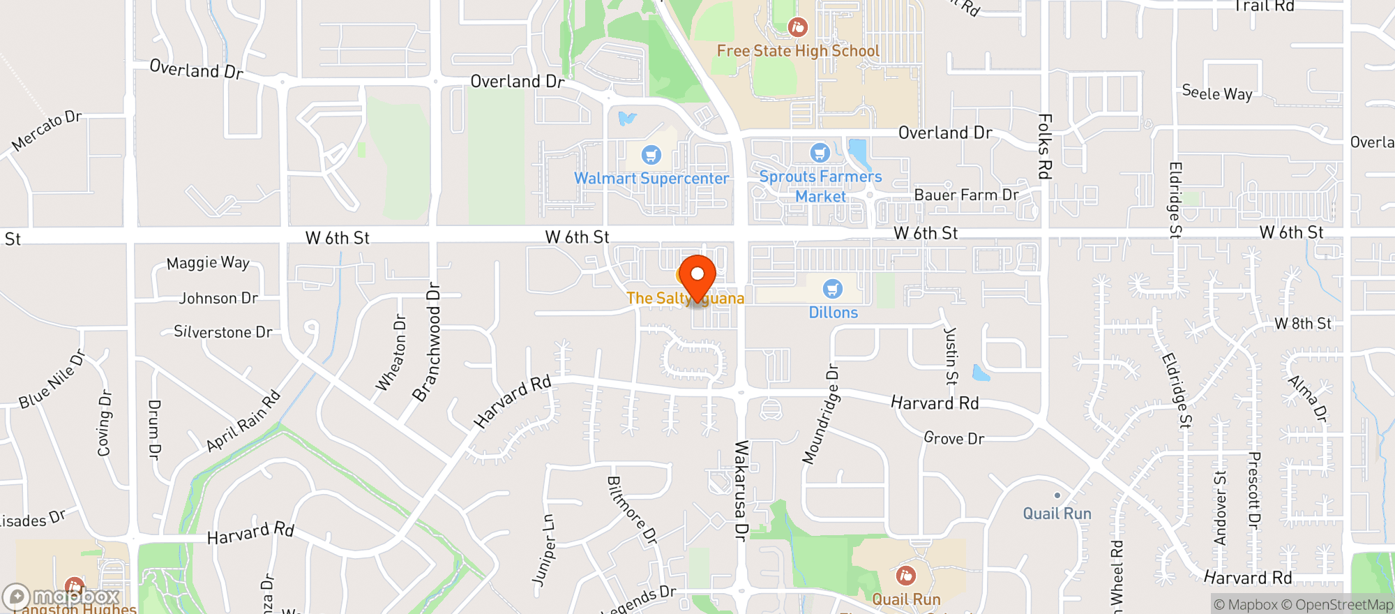 Map showing Roy S Wine & Spirits