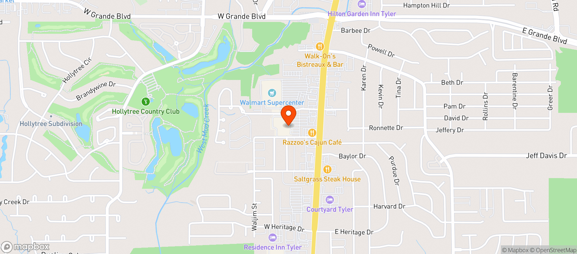 Map showing TARGET