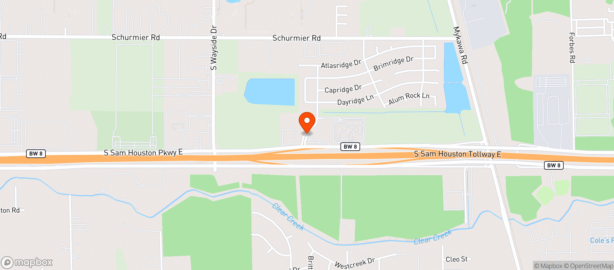 Map showing FAYRIDGE KROOZIN MART