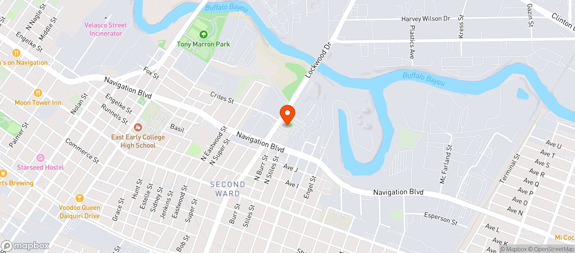 Map showing Bumpy Pickle