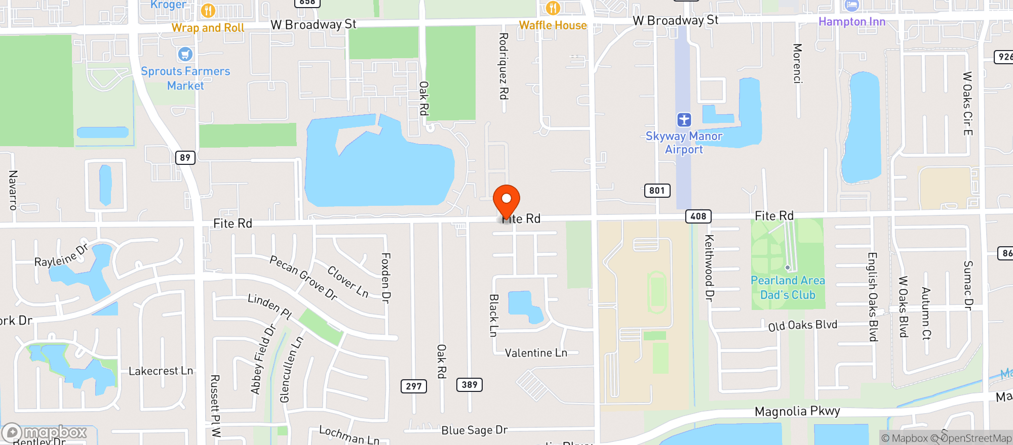 Map showing Royal Food Mart