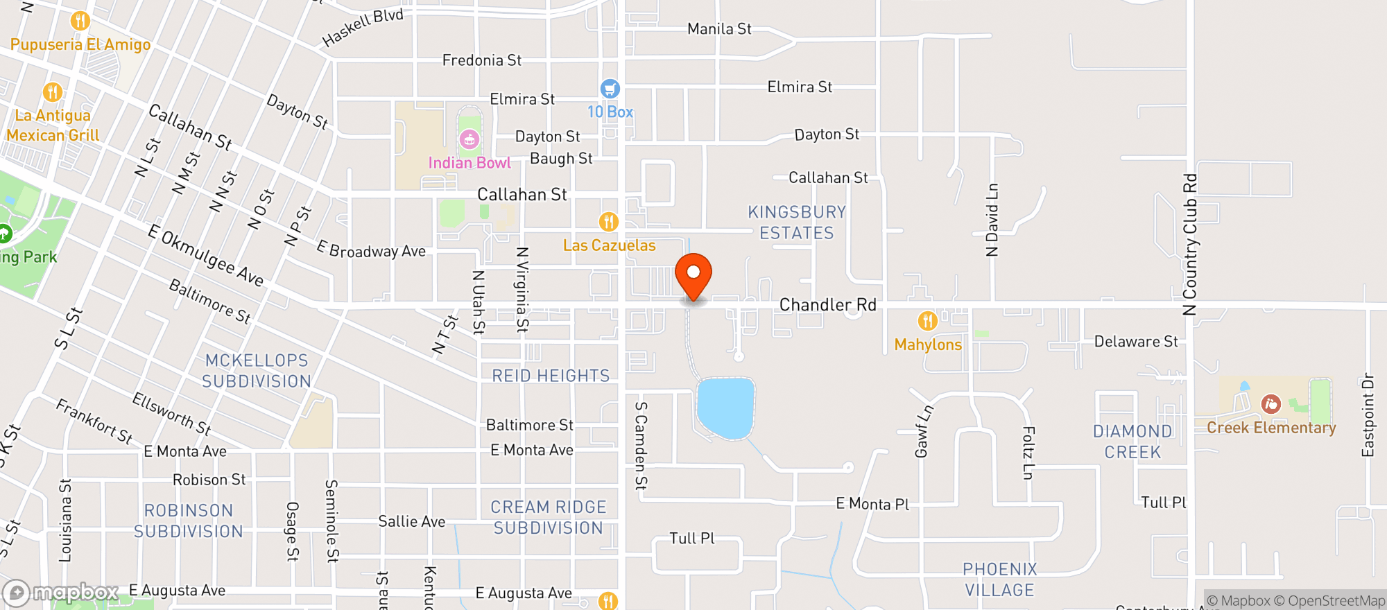 Map showing Homeland (Muskogee - 247)