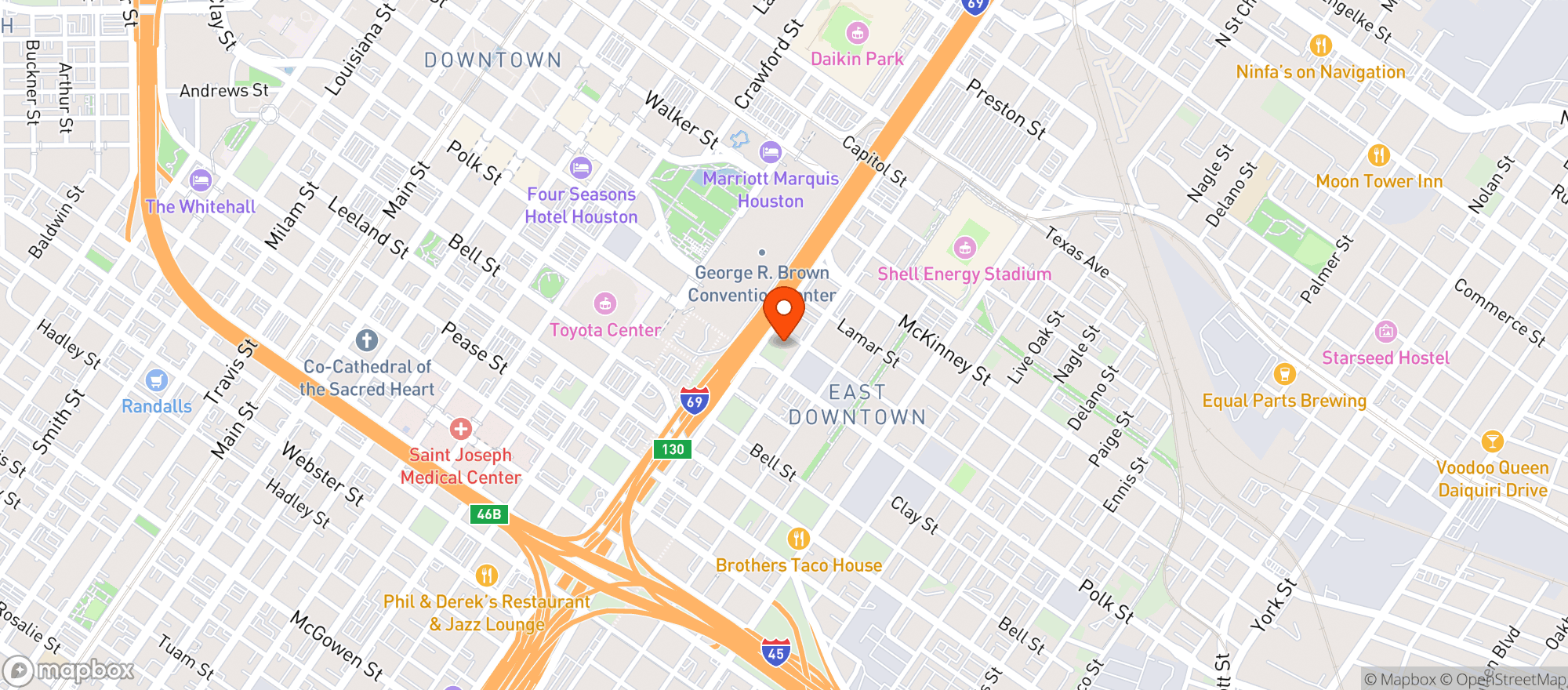 Map showing True Anomaly Brewing